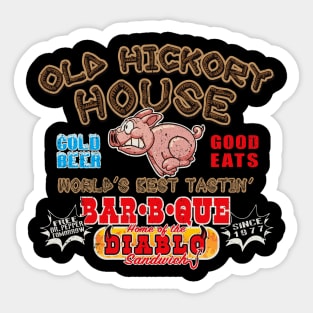 Old Hickory House BBQ Smokey and the Bandit Dks Sticker